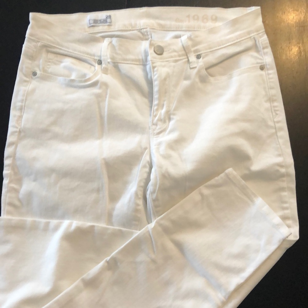 Gap white legging jeans